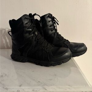Reebok Men's Black Lace-Up Boots
